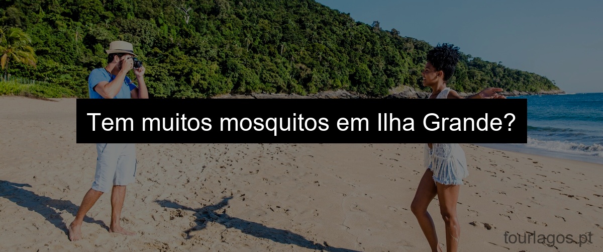 Tem muitos mosquitos em Ilha Grande?